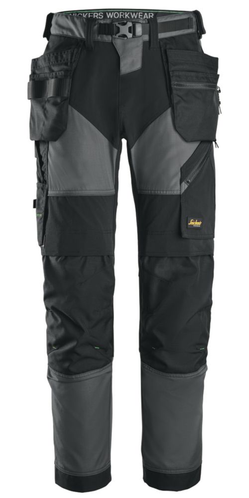 Snickers 6902 Stretch Work Trousers Steel Grey 31" W 30" L