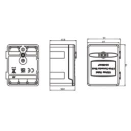 Knightsbridge 100A Single Pole Connector Block (White)