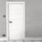 Green & Taylor  Satin Painted White Wooden Horizontal Pattern Internal Fire FD30 Door 1981mm x 762mm