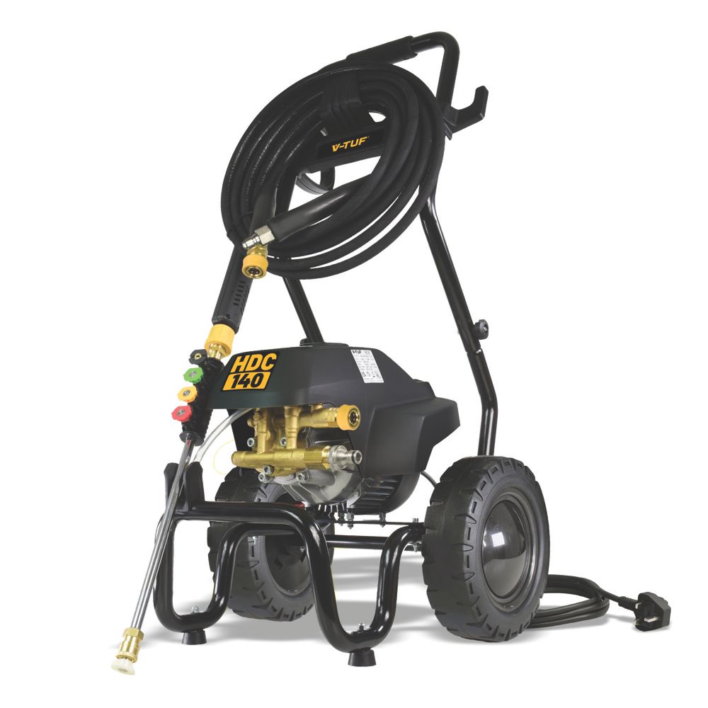 V-Tuf HDC140-240 140bar Electric Cold Pressure Washer with Cage Frame 2800W 240V