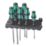 Wera 334/355/6 Kraftform Plus Rack Mixed  Screwdriver Set 6 Pcs