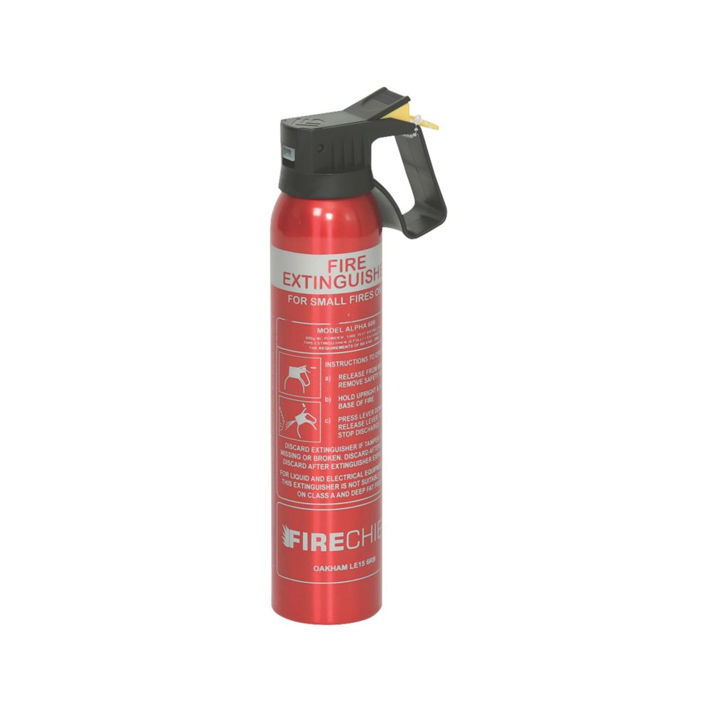 Firechief Dry Powder Aerosol Vehicle Fire Extinguisher 600g | Fire ...