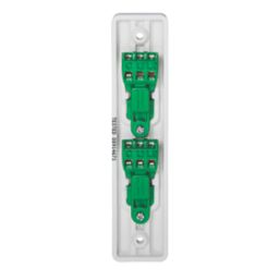 Crabtree Instinct 10AX 2-Gang 2-Way Architrave Switch  White