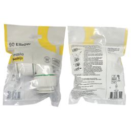 Flomasta  Plastic Push-Fit Equal 90° Elbow 28mm