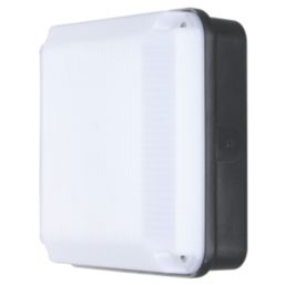 Luceco Mosi Outdoor Square LED Bulkhead Black 6W 735lm