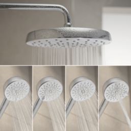 Mira Decor White 9.5kW  Manual Dual Outlet Electric Shower