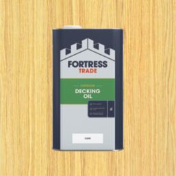 Fortress Trade  5Ltr Clear  Decking Oil