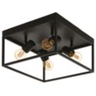 Eglo Silentina 4-Light Ceiling Light Black