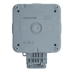 Contactum IP66 Weatherproof Outdoor 1-Gang Enclosure 170mm x 86mm x 155mm