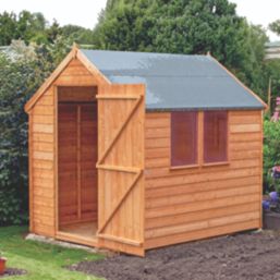 Shire  5' 6" x 6' 6" (Nominal) Apex Overlap Timber Shed