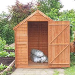 Shire  5' 6" x 6' 6" (Nominal) Apex Overlap Timber Shed