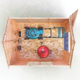 Shire  5' 6" x 6' 6" (Nominal) Apex Overlap Timber Shed