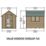Shire  5' 6" x 6' 6" (Nominal) Apex Overlap Timber Shed