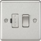 Knightsbridge  13A Switched Fused Spur  Brushed Chrome