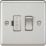 Knightsbridge  13A Switched Fused Spur  Brushed Chrome