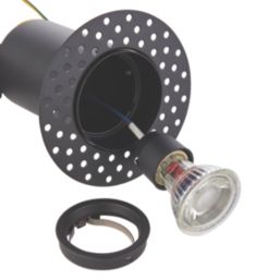 Saxby Ravel Fixed  Fire Rated Downlight Matt Black