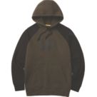 CAT Raglan Hoodie Moss 4X Large 54" Chest