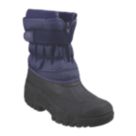 Cotswold Chase Touch Fastening and Zip up Size 7  Navy Non Safety Wellies