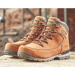 dewalt phoenix safety boots tan