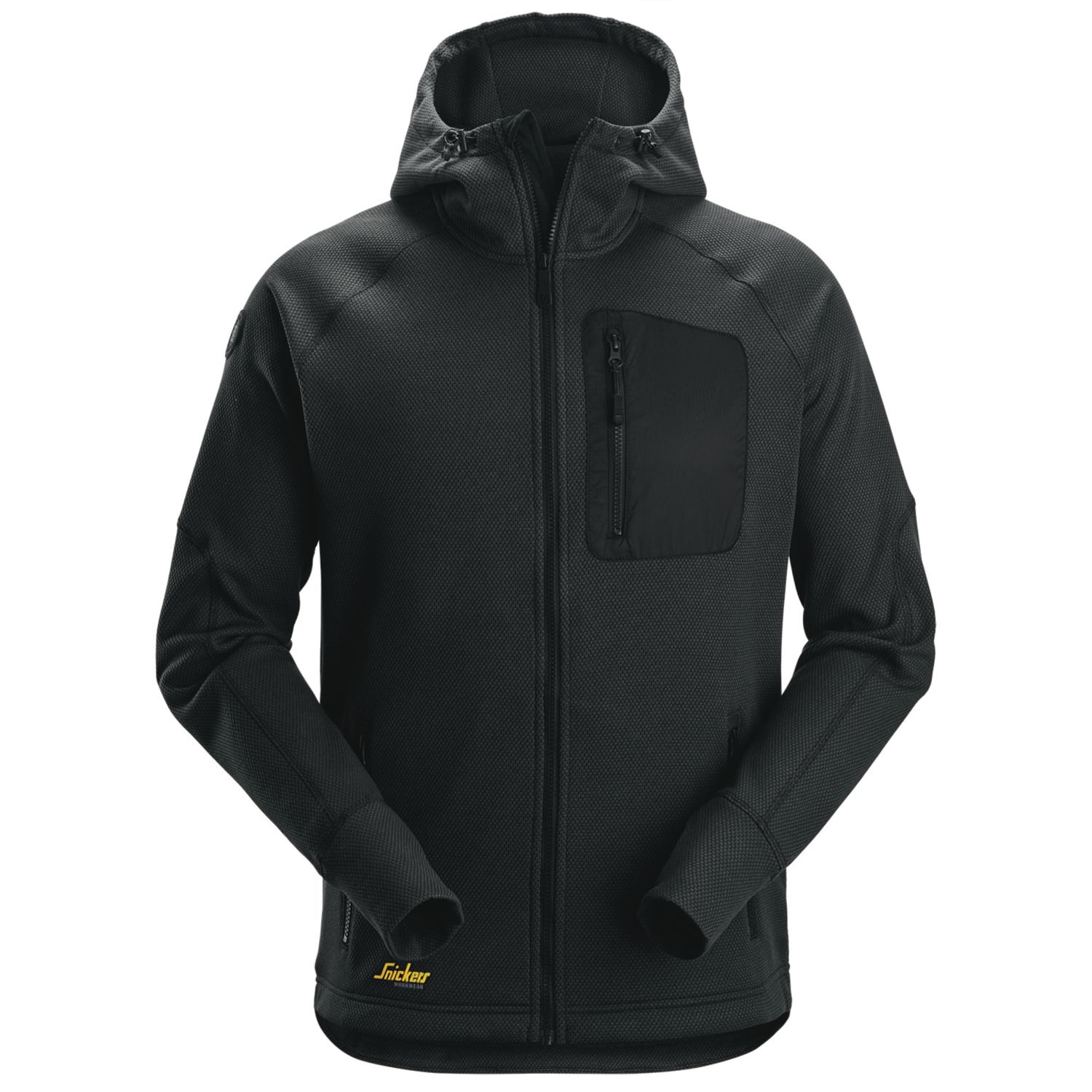 Snickers 8041 FlexiWork Hoodie Black Small 36" Chest (272AF)