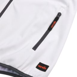 Scruffs Worker  Softshell Jacket White / Graphite 2X Large 53" Chest