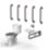Fitzroy of London Doc M Toilet Pack Grey 12 Piece Set