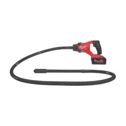 Milwaukee M18 FCVN24-551 FUEL 18V 1 x 5.5Ah Li-Ion RedLithium High Output Brushless Cordless Needle Concrete Vibrating Poker 2400mm (8')