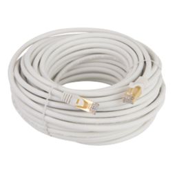 Labgear White Shielded RJ45 Cat 7 Ethernet Patch Lead 5m