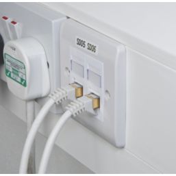 Labgear White Shielded RJ45 Cat 7 Ethernet Patch Lead 5m