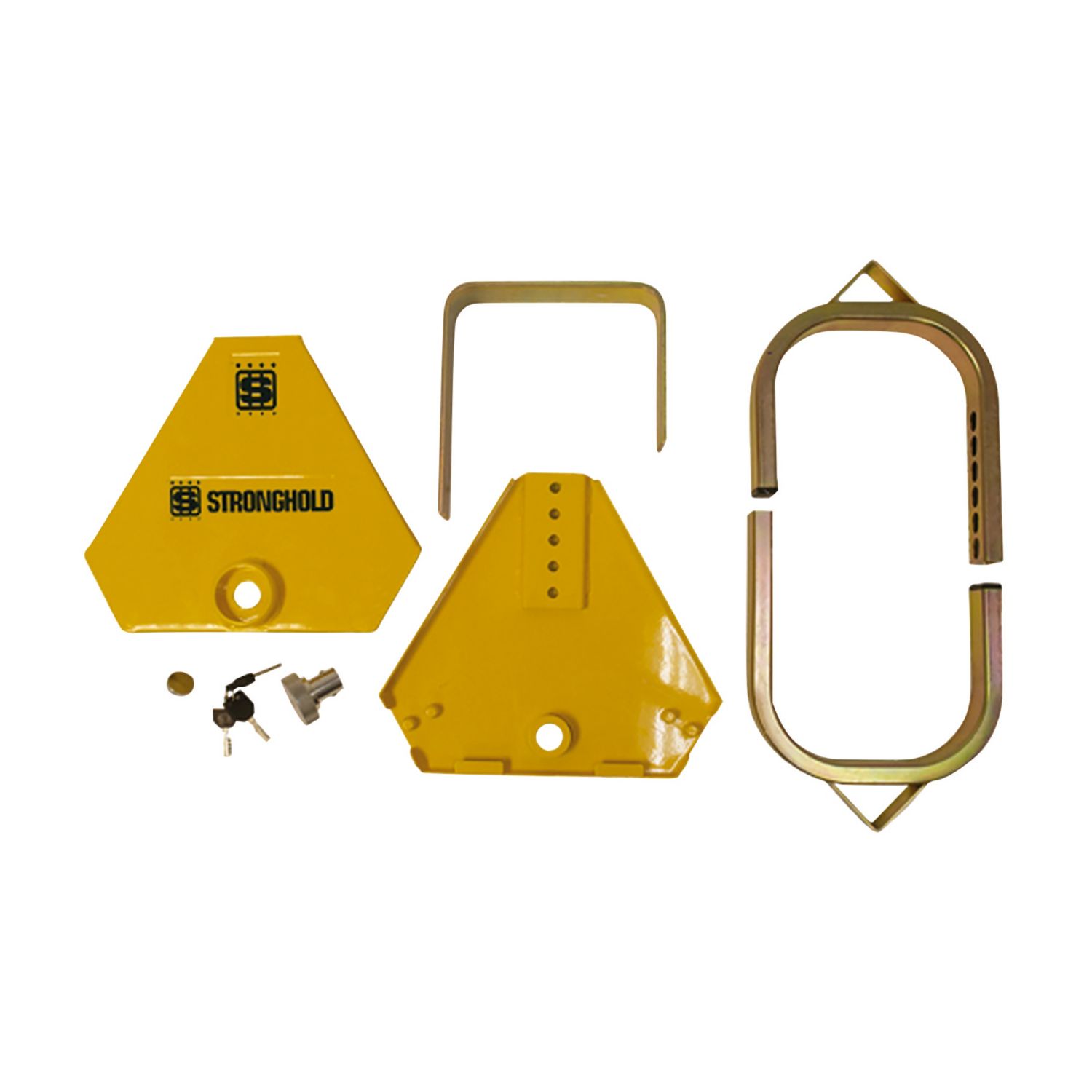 Maypole B1 Stronghold Wheel Clamp Yellow (272KR)
