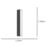 Eglo Salitta Outdoor LED Wall Light Black 9W 1080lm