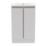 Newland  Double Door Floor Standing Vanity Unit with Basin Matt Pearl Grey 500mm x 370mm x 840mm