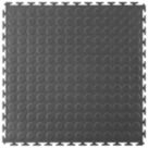 Ecotile E500/7 Interlocking Floor Tiles Graphite 7mm 4 Pack