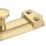 Smith & Locke Flat Door Bolt Polished Brass 60mm