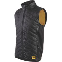 CAT Trades Hybrid Body Warmer Black/Yellow X Large 46-48" Chest