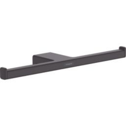Hansgrohe AddStoris Double Toilet Roll Holder Matt Black