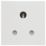 British General EM5ASW 5A Unswitched Modular Round Pin Socket White