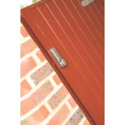 Codelocks  Mechanical Medium Duty Push-Button Lock Surface Deadbolt  35mm Satin Silver