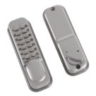 Codelocks  Mechanical Medium Duty Push-Button Lock Surface Deadbolt  35mm Satin Silver