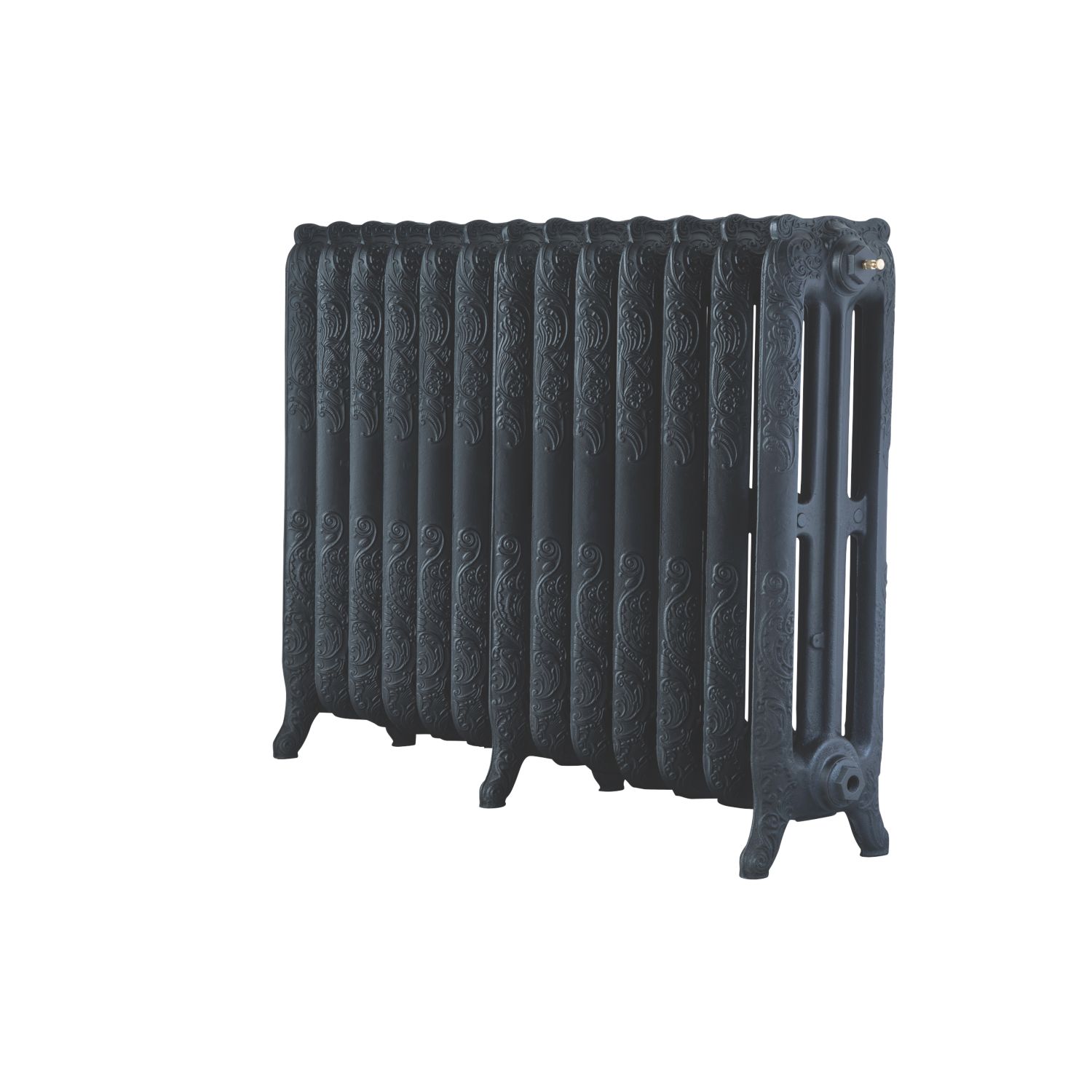 Arroll 760mm x 1074mm 6387BTU Black Cast Iron 3 Column Radiator (2730P)