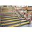 COBA Europe  Yellow GRP Slip Resistant Stair Nosing 1000mm x 55mm x 55mm