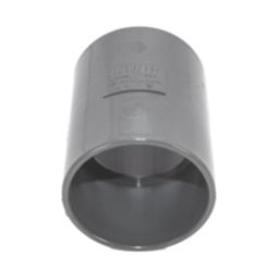 FloPlast  Straight Couplings 40mm x 40mm Grey 5 Pack