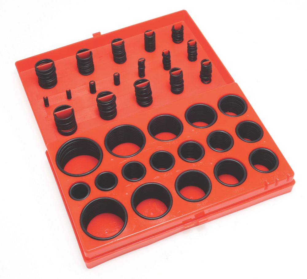 419 PCS RUBBER O RING ORING SEAL PLUMBING GARAGE SET KIT 32 SIZES