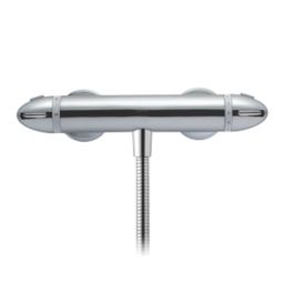 Mira Coda Pro Rear-Fed Exposed Polished Chrome  Thermostatic Mixer Shower