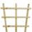 Rowlinson  Softwood Fan Heavy Duty Trellis 2' x 6' 3 Pack