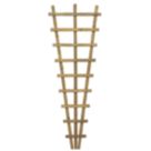 Rowlinson  Softwood Fan Heavy Duty Trellis 2' x 6' 3 Pack