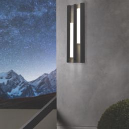 Eglo Fandina Outdoor LED Wall Light Black 4.2W 1000lm