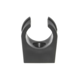 FloPlast Overflow Pipe Clip Black 21.5mm 10 Pack