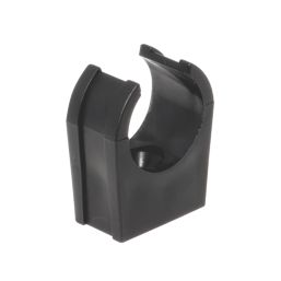 FloPlast Overflow Pipe Clip Black 21.5mm 10 Pack
