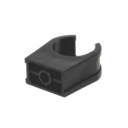 FloPlast Overflow Pipe Clip Black 21.5mm 10 Pack